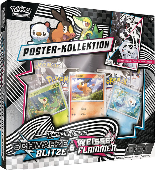 Pokémon Schwarze Blitze & Weiße Flammen Einall Poster Kollektion DE