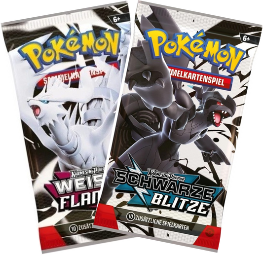 Pokemon Schwarze Blitze / Weiße Flammen Boosterpacks Deutsch