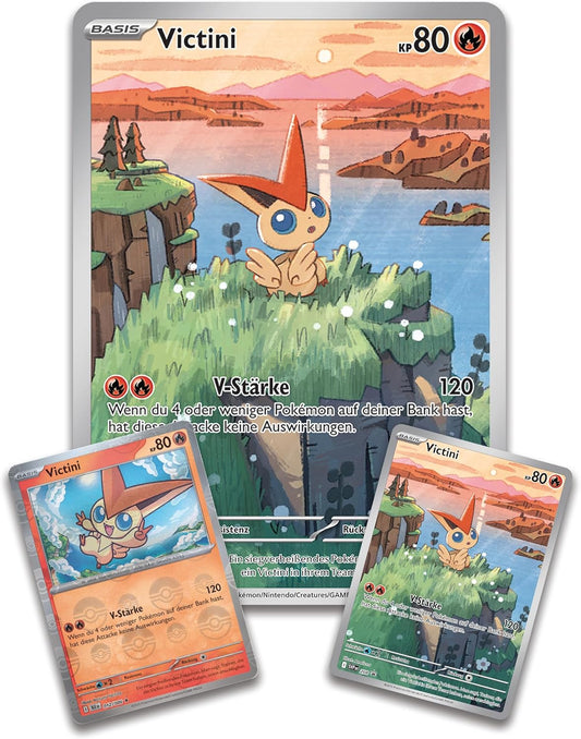Pokémon Black Bolt & White Flair Victini Illustration Collection EN