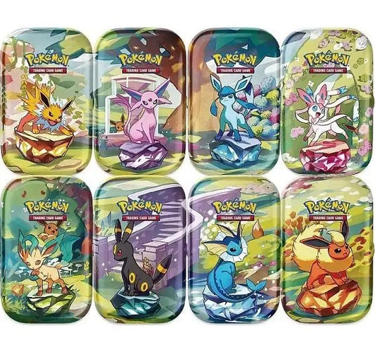 Pokemon Prismatische Entwicklungen Mini Tin Zufällige Auswahl DE