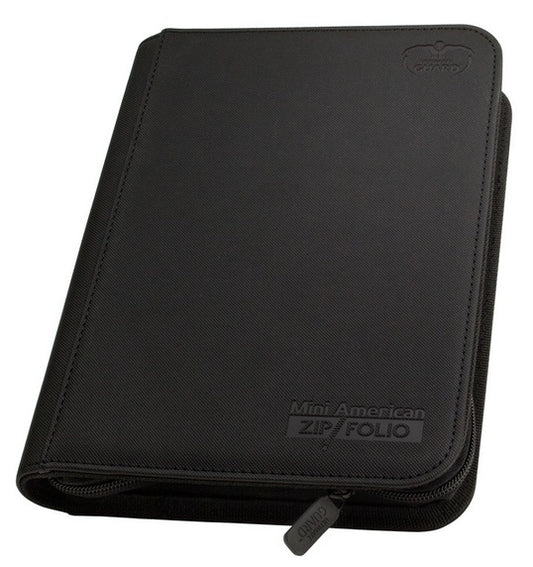 Ultimate Guard Mini American 9-Pocket Zipfolio XenoSkin Schwarz