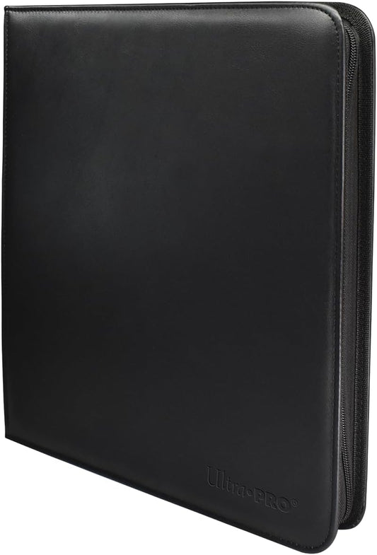 Ultra Pro - 12-Pocket Zippered PRO-Binder Black