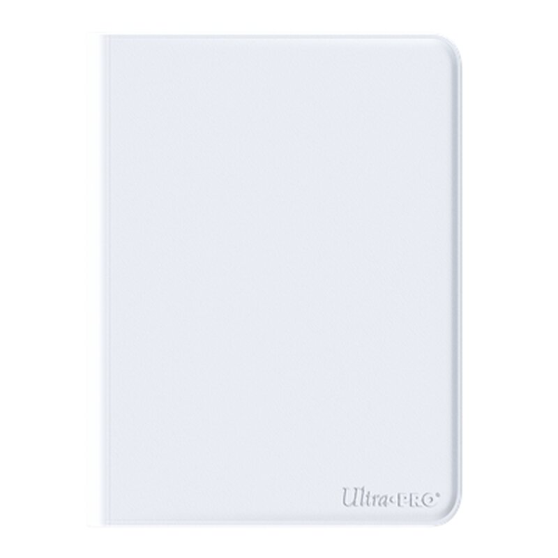 UP 9-Pocket Zippered Pro-Binder - White