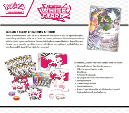 Pokémon TCG: Weiße Flammen - Top Trainer Box / TTB - DE