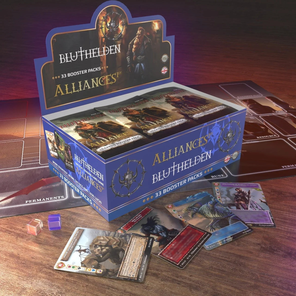Bluthelden | 2nd Edition Alliances Booster Display | Englisch EN