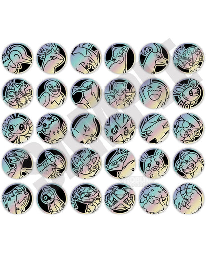 pokemon chasing glory together chinesisch coins silber holo selten